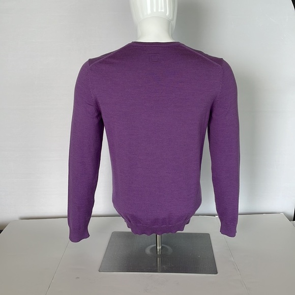 Hugo Boss Slim Fit Purple Sweater Size Large - Picture 9 of 14